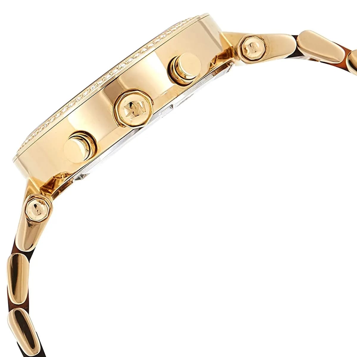 Michael Kors MK5688 Parker Women’s Gold Chronograph Tortoiseshell Crystal Watch