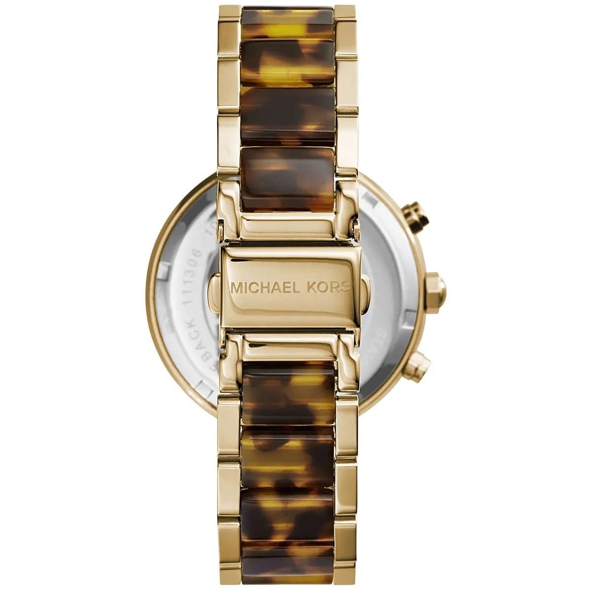 Michael Kors MK5688 Parker Women’s Gold Chronograph Tortoiseshell Crystal Watch
