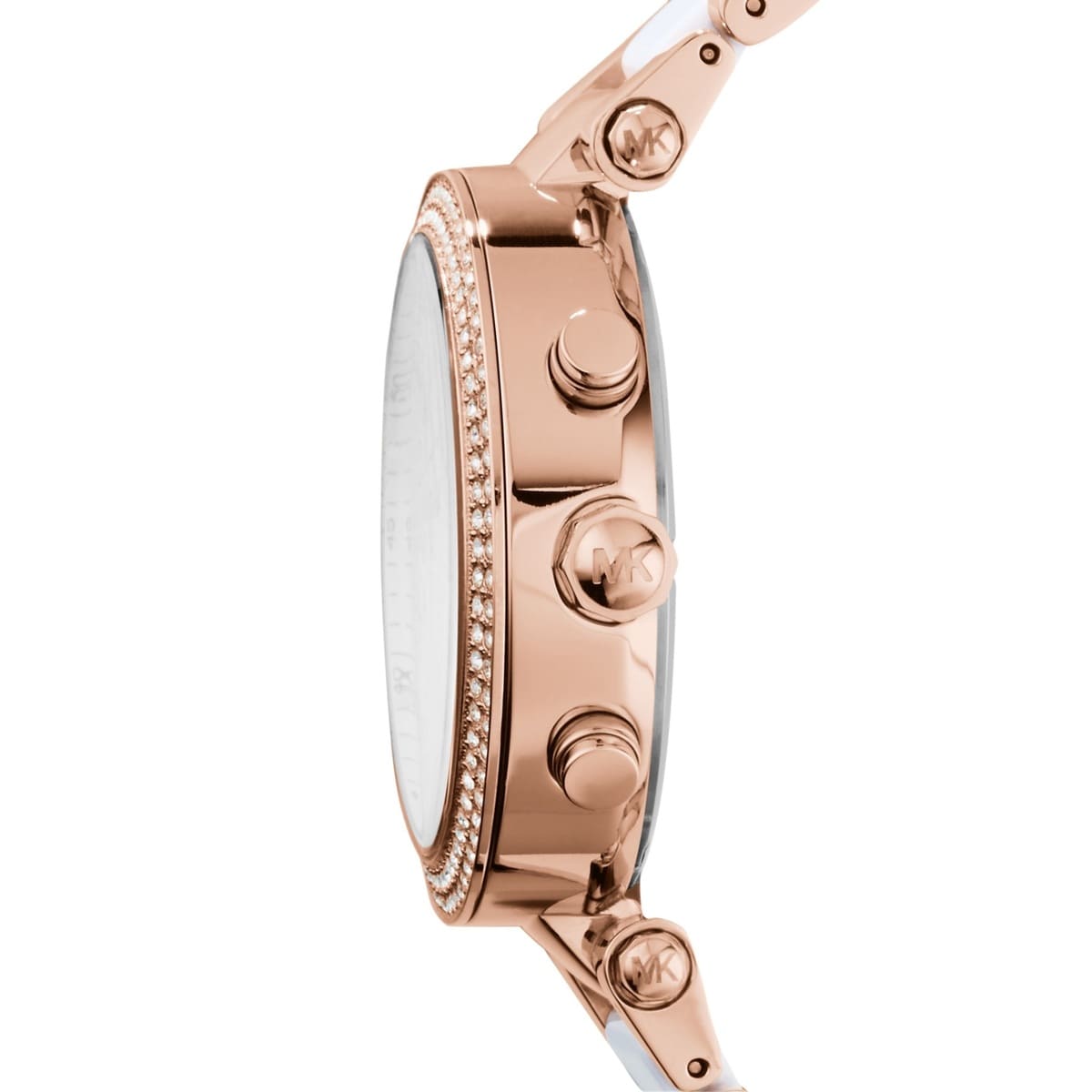 Michael Kors MK5774 Parker Women’s White Dial Rose Gold Chronograph Watch