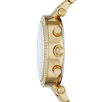 Michael Kors MK6263 Parker Women’s Green Dial Gold Chronograph Watch