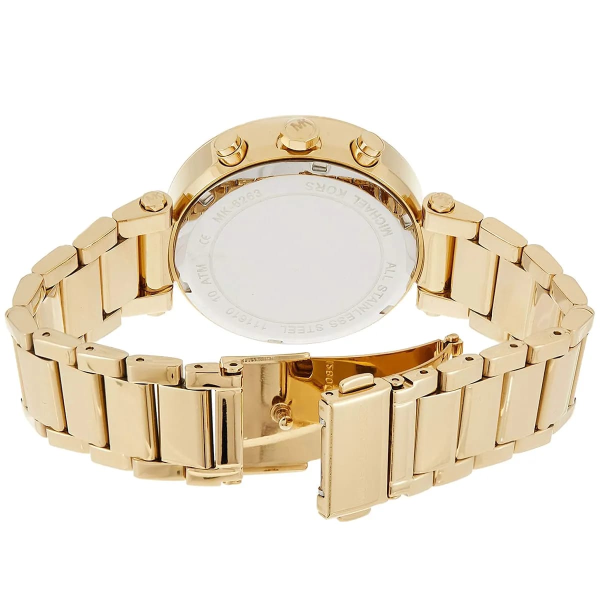 Michael Kors MK6263 Parker Women’s Green Dial Gold Chronograph Watch