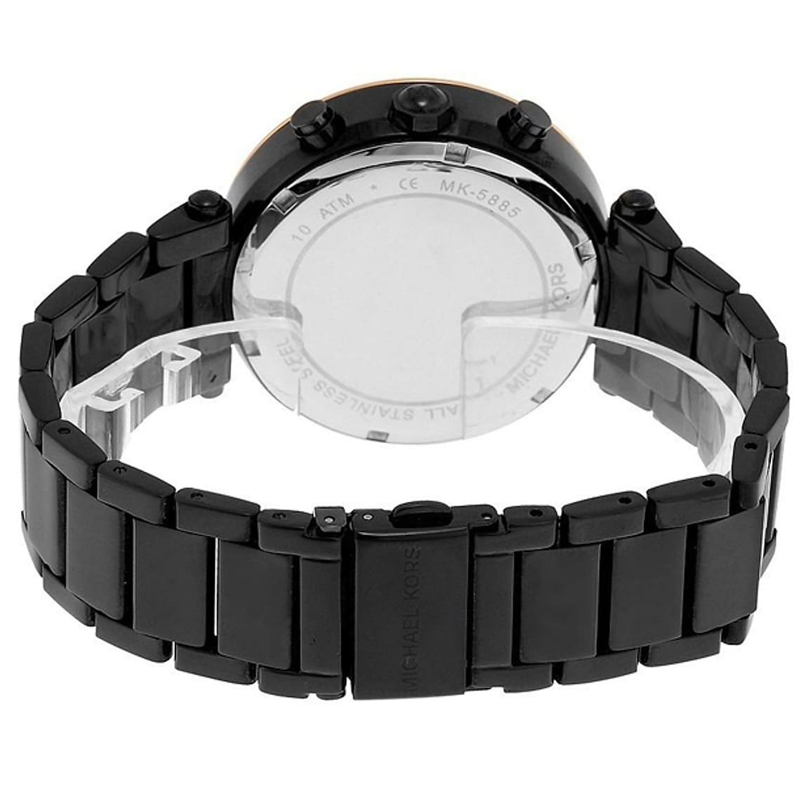 Michael Kors MK5885 Parker Women’s Black Dial Black Chronograph Watch