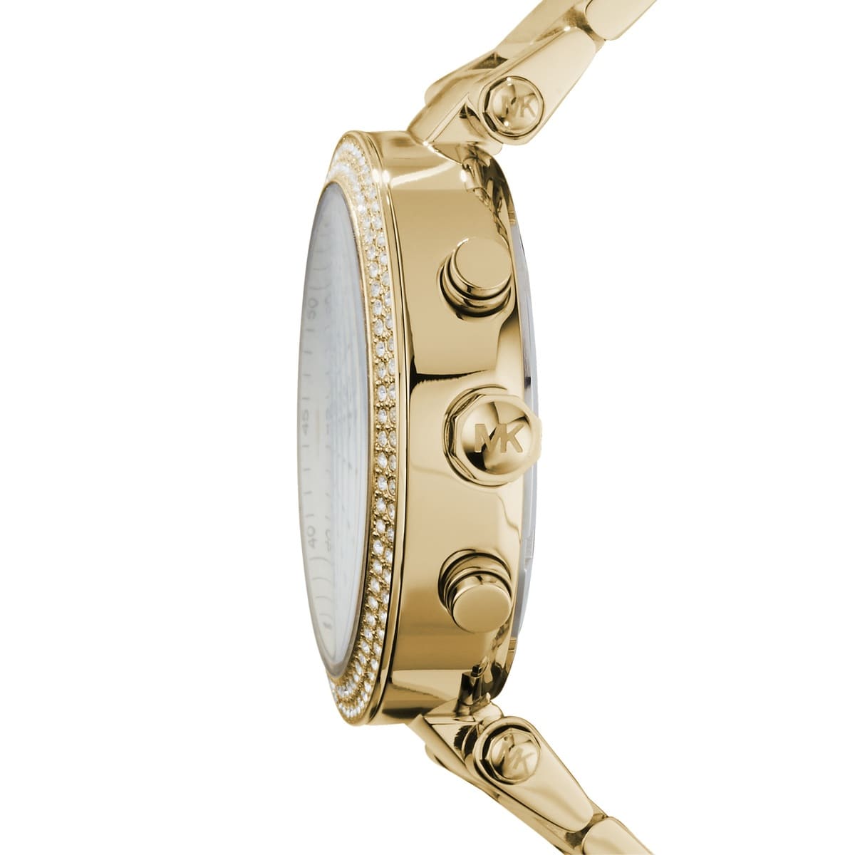 Michael Kors MK5354 Parker Women’s Gold Dial Gold-Tone Chronograph Watch