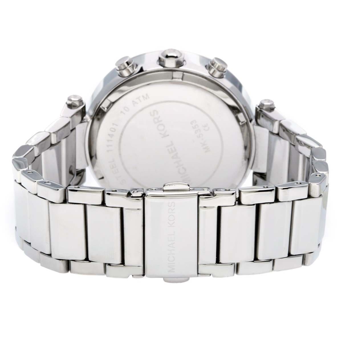 Michael Kors MK5353 Parker Women’s Silver Dial Stainless Steel Chronograph Watch