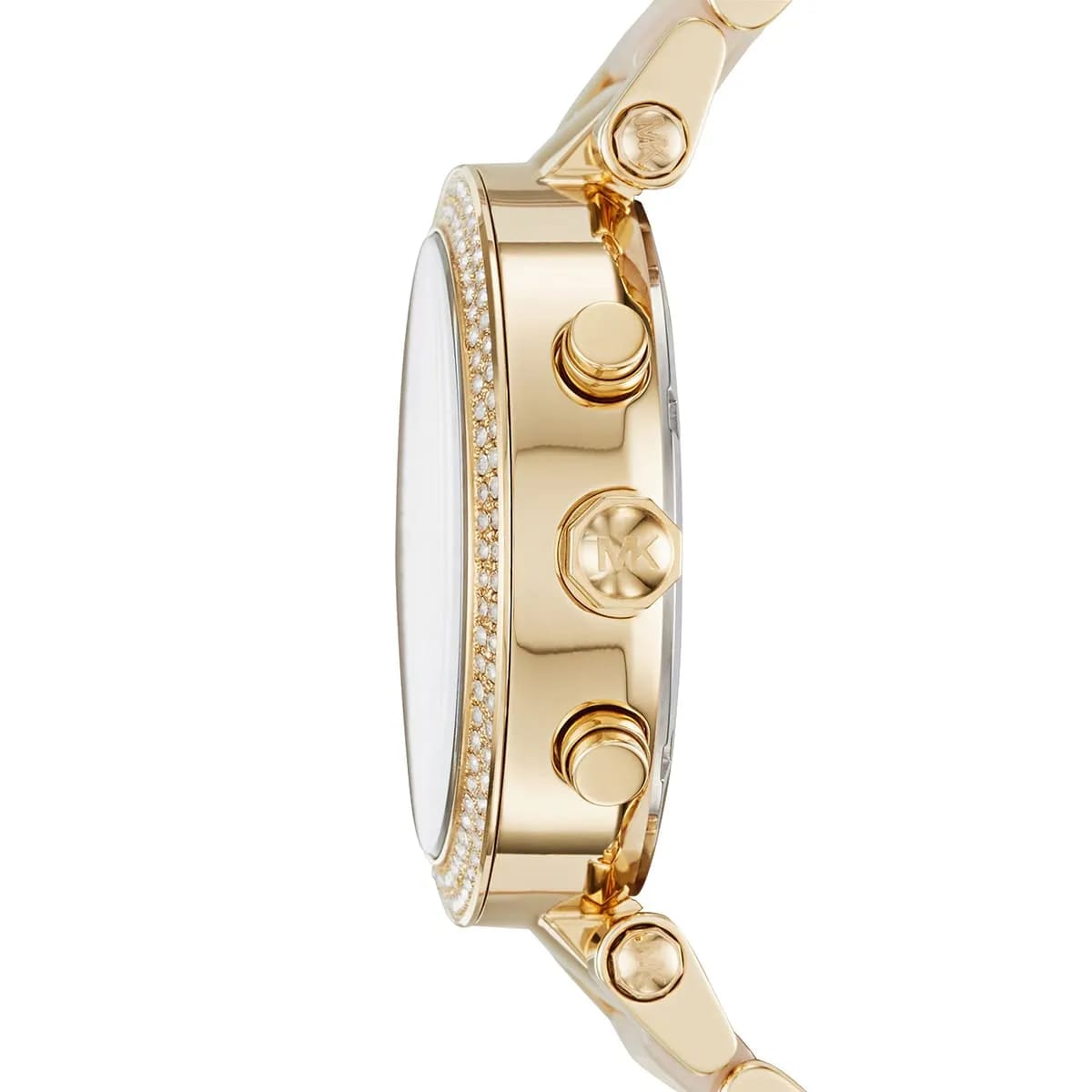 Michael Kors MK6326 Parker Women’s Blush Dial Gold Stainless Steel Chronograph Watch