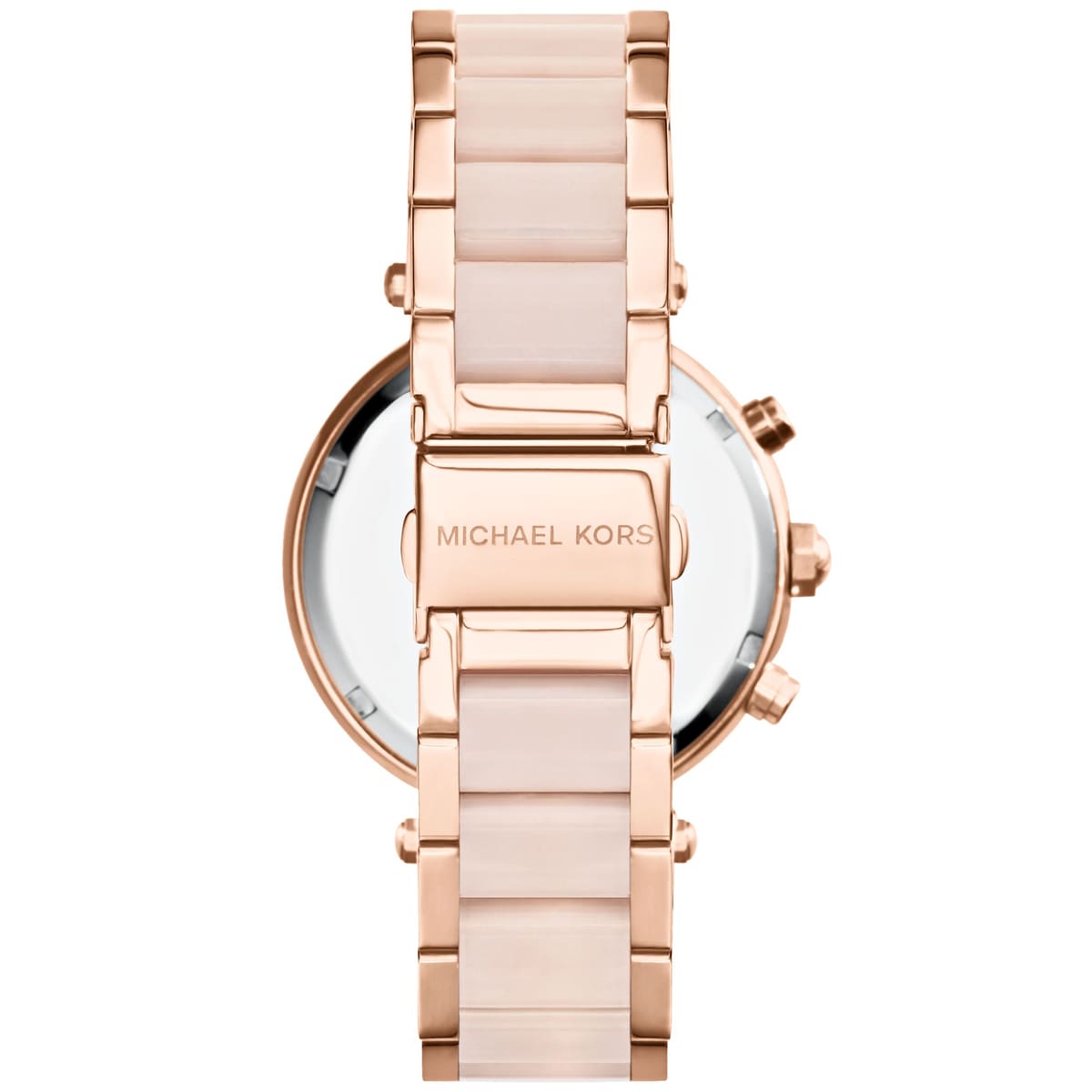 Michael Kors MK6326 Parker Women’s Blush Dial Gold Stainless Steel Chronograph Watch