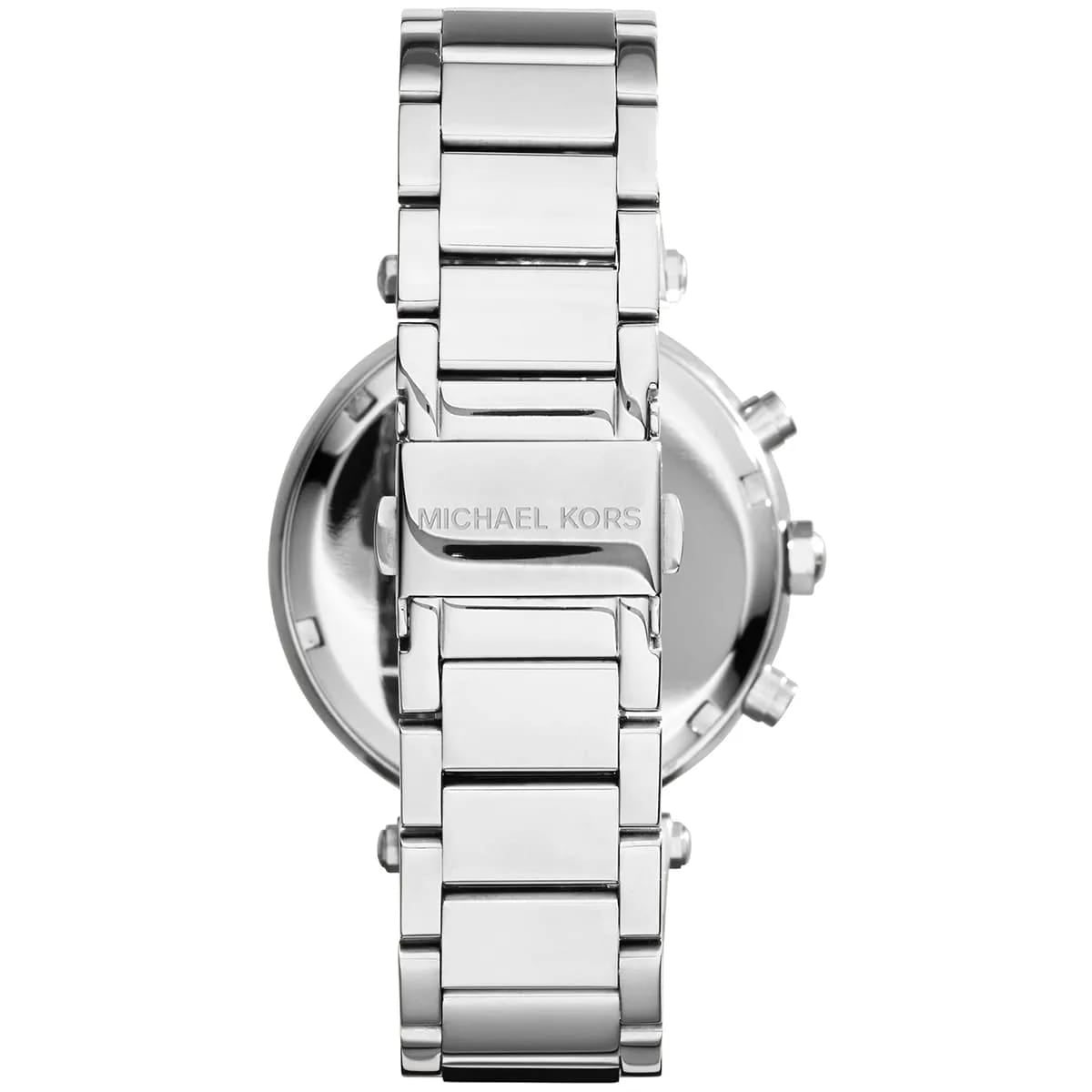 Michael Kors MK6117 Parker Women’s Blue Dial Silver Stainless Steel Chronograph Watch