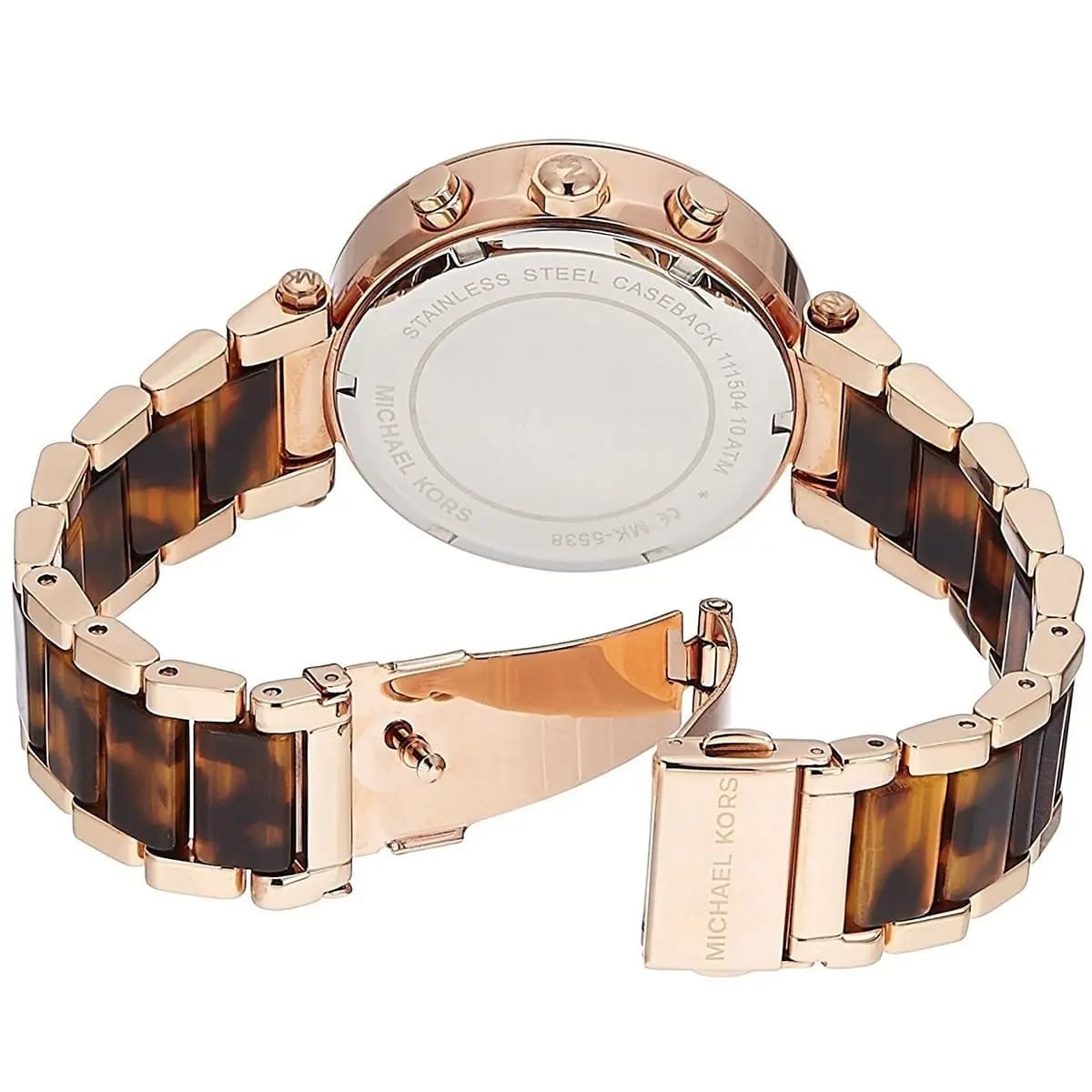 Michael Kors MK5538 Parker Women’s Rose Gold Dial Rose Gold Stainless Steel Chronograph Watch
