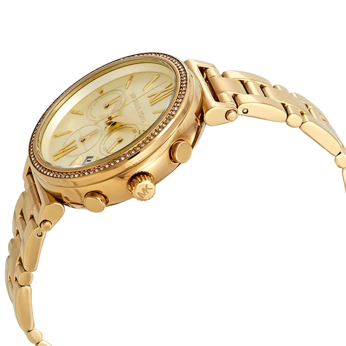 Michael Kors MK6559 Sofie Women’s Gold Dial Gold Chronograph Watch
