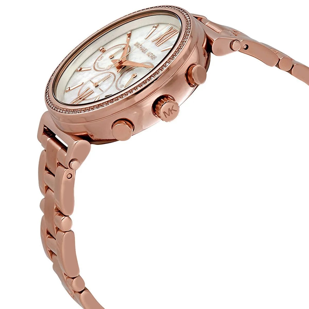Michael Kors MK6576 Sofie Women’s Mother of Pearl Dial Rose Gold Chronograph Watch