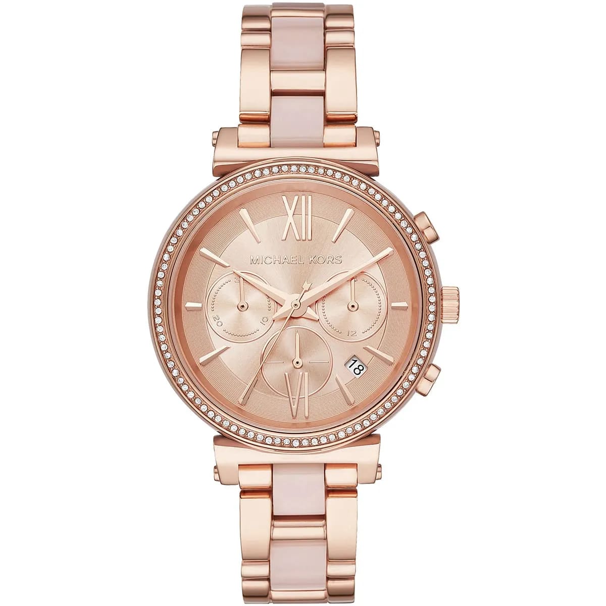 Michael Kors MK6560 Sofie Women’s Rose Gold Dial Rose Gold Stainless Steel Chronograph Watch