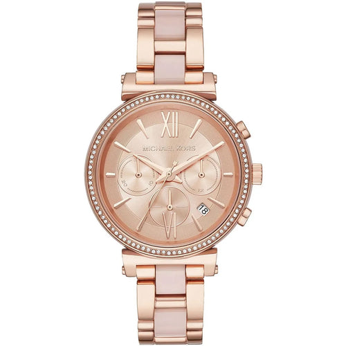 Michael Kors MK6560 Sofie Women’s Rose Gold Dial Rose Gold Stainless Steel Chronograph Watch