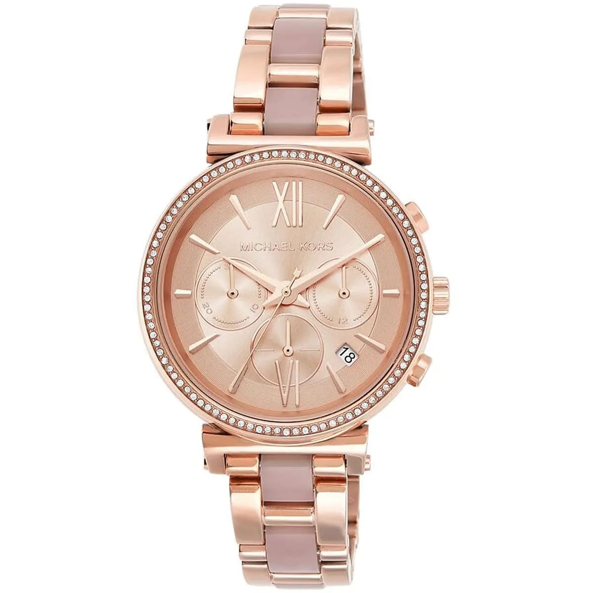 Michael Kors MK6560 Sofie Women’s Rose Gold Dial Rose Gold Stainless Steel Chronograph Watch