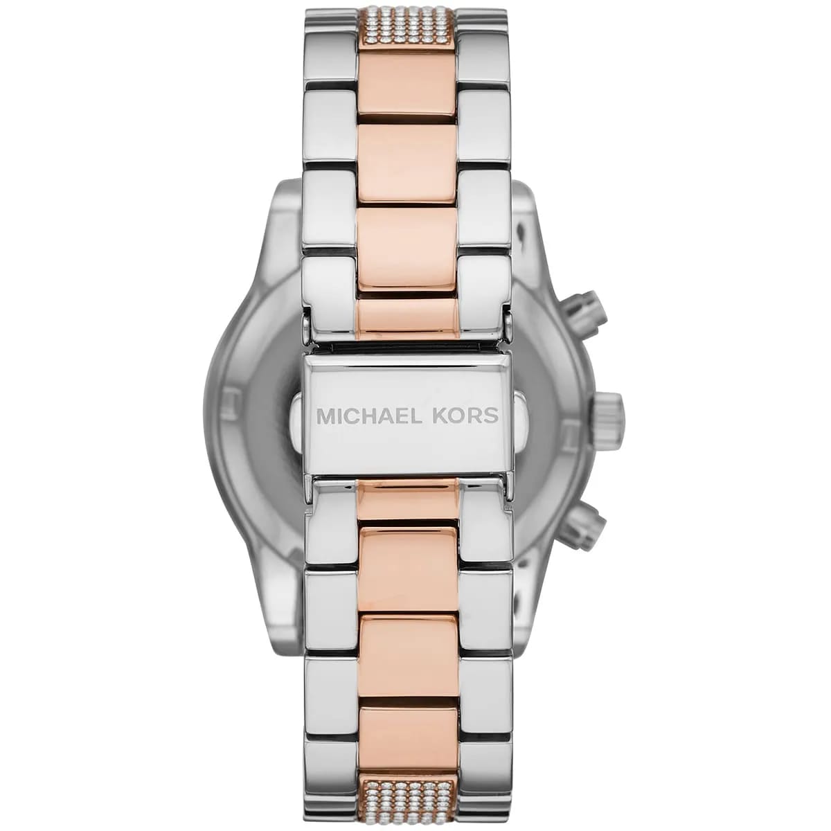 Michael Kors MK6651 Ritz Women’s Silver Dial Two-Tone Stainless Steel Chronograph Watch