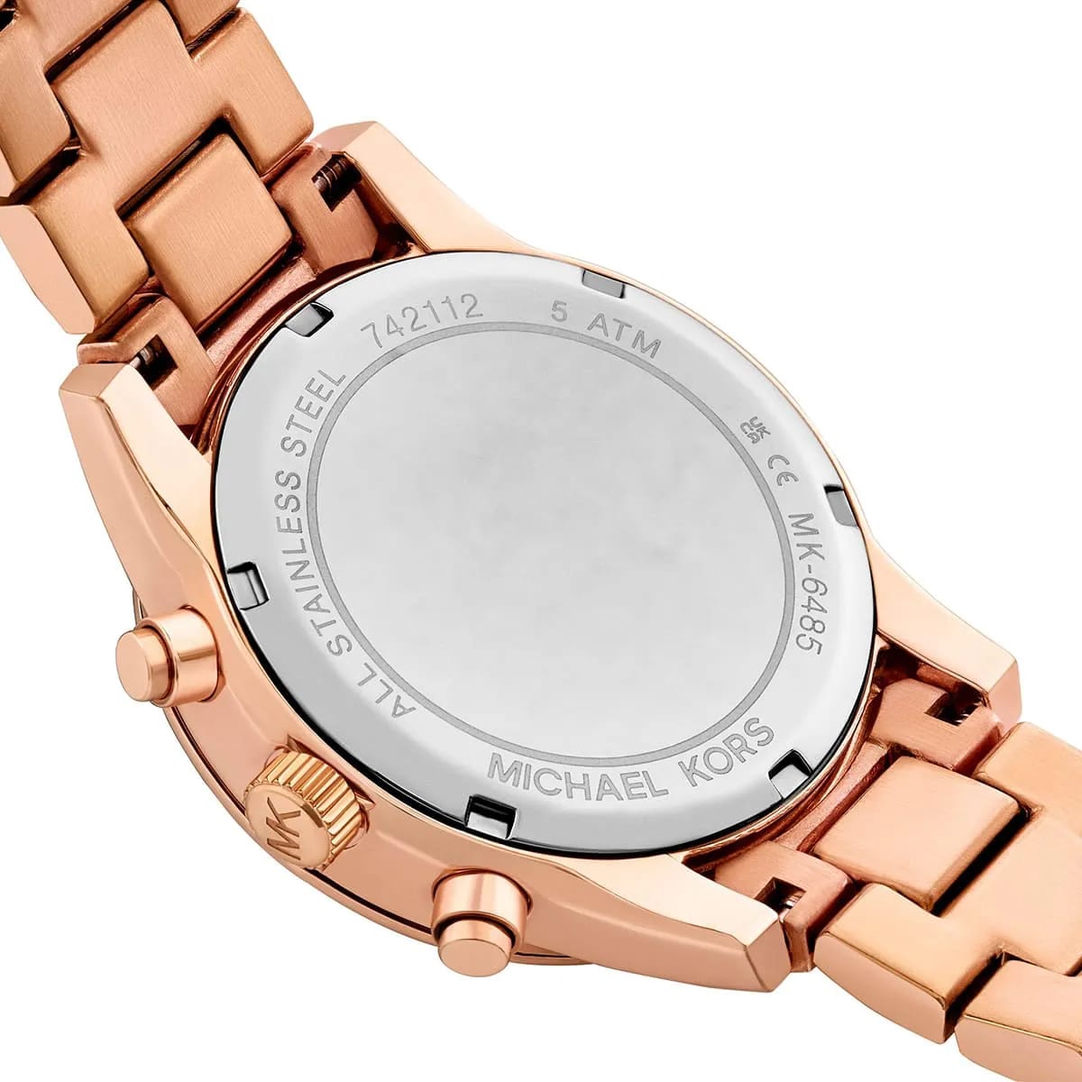 Michael Kors MK6485 Ritz Women’s Rose Gold Dial Rose Gold Stainless Steel Chronograph Watch
