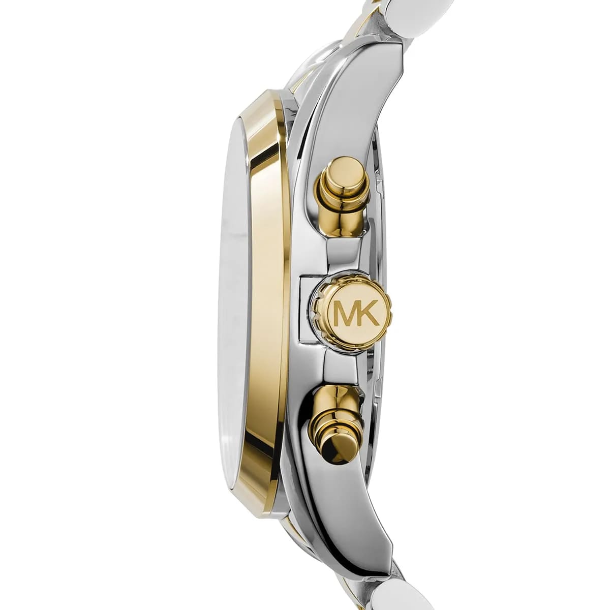 Michael Kors MK5976 Bradshaw Women’s Navy Dial Two-Tone Stainless Steel Chronograph Watch