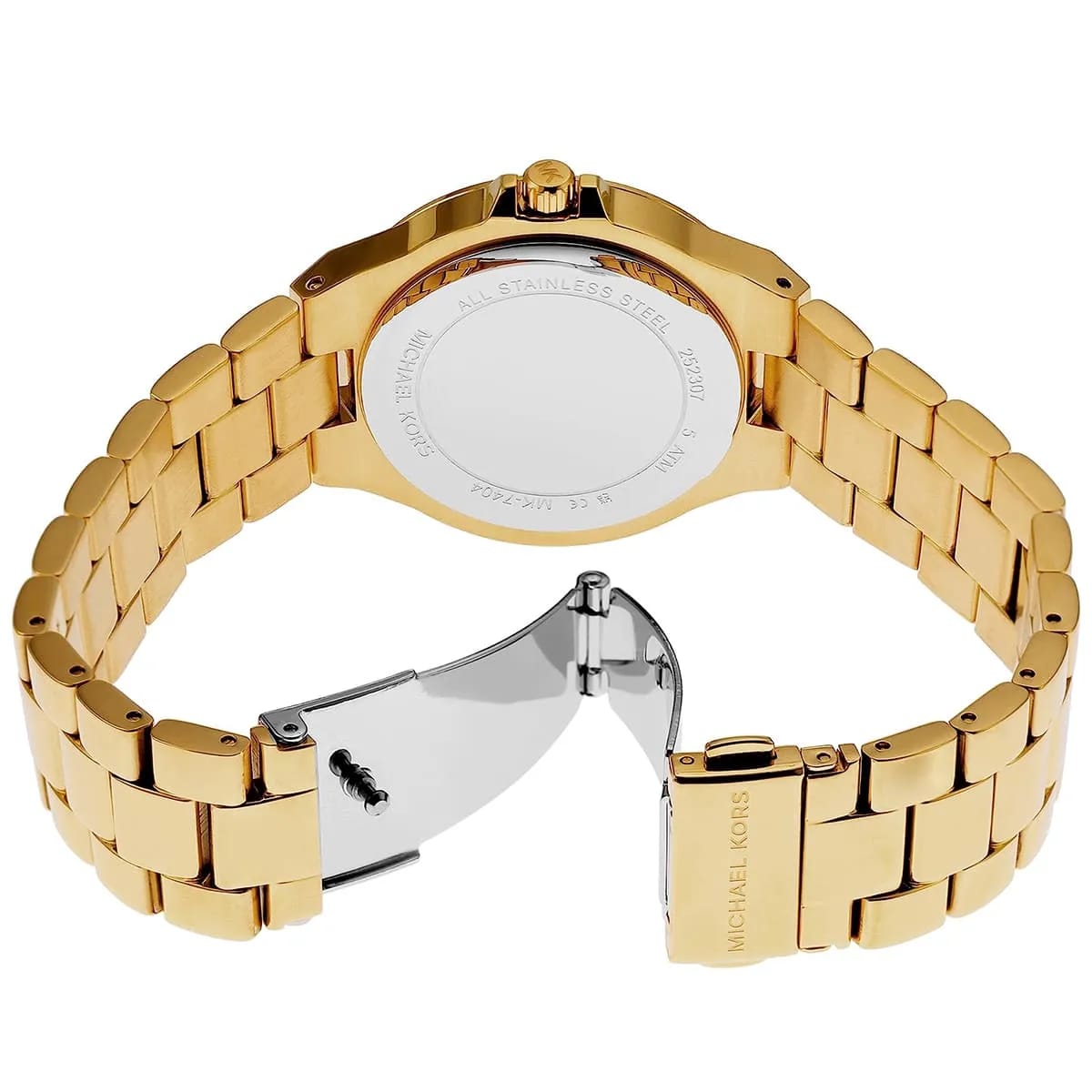 Michael Kors MK3590 Runway Slim Women’s Gold Crystal Dial Stainless Steel Watch