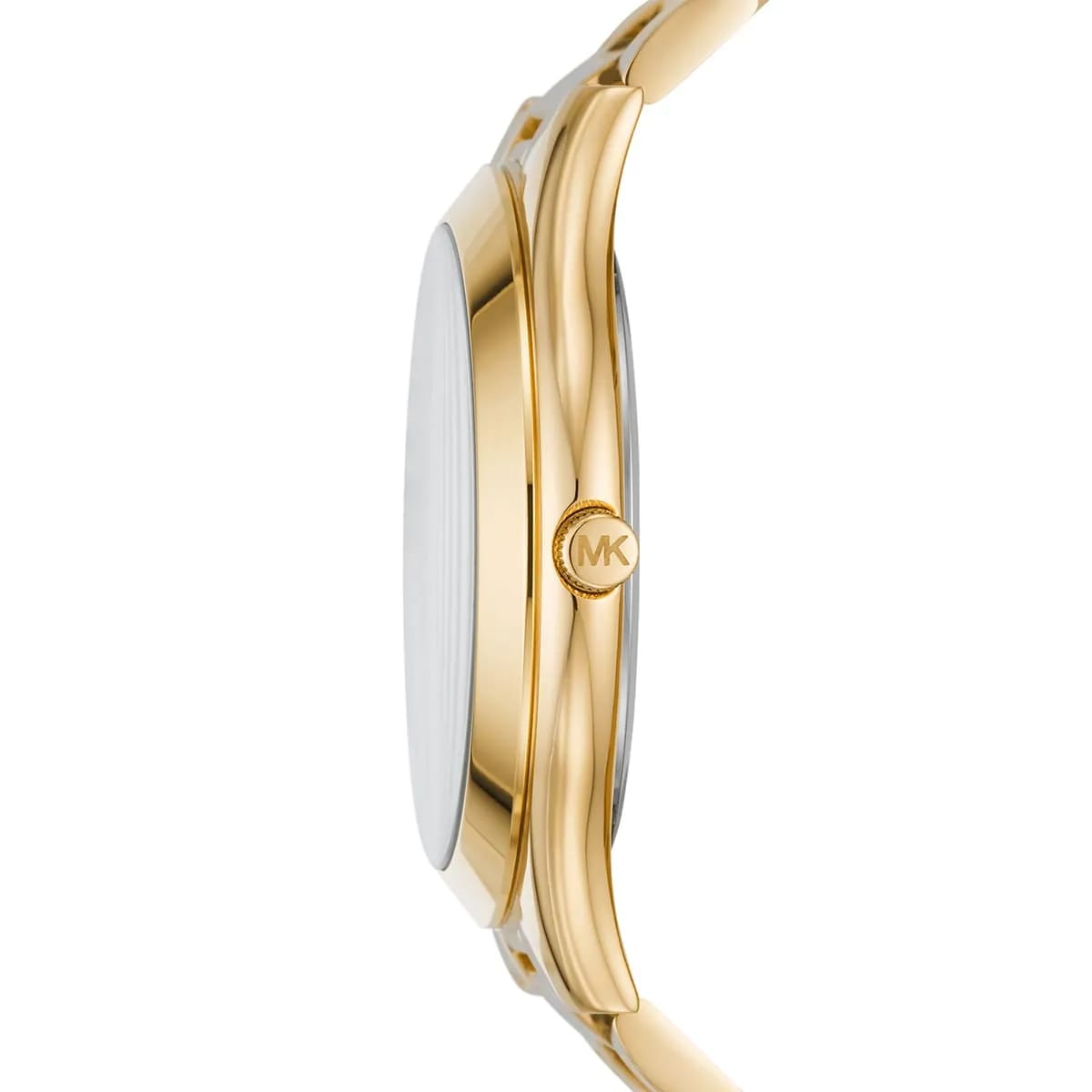 Michael Kors MK4561 Slim Runway Women’s Gold Crystal Logo Dial Stainless Steel Watch