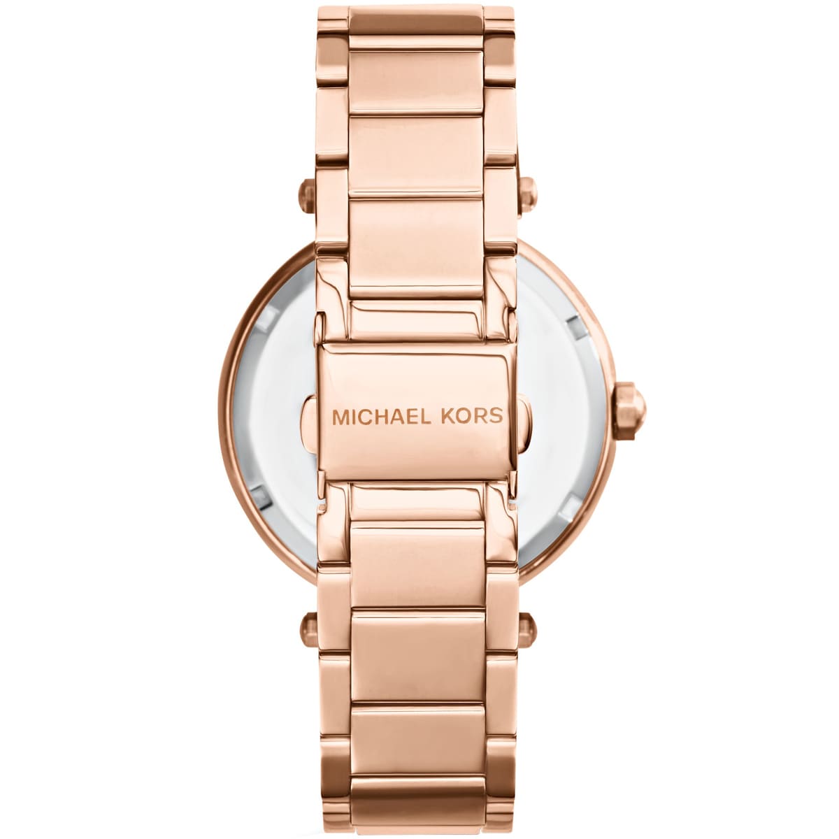 Michael Kors MK5865 Women’s Rose Gold Dial Rose Gold Stainless Steel Crystal MK Logo Watch