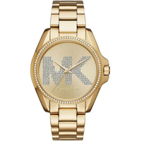 Michael Kors MK6555 Women’s Gold Dial Gold Stainless Steel Crystal Logo Watch