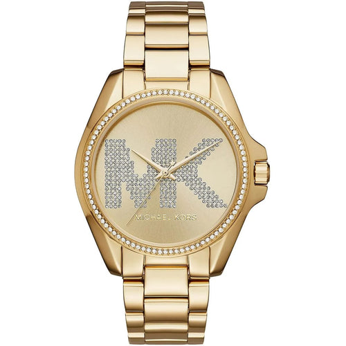 Michael Kors MK6555 Women’s Gold Dial Gold Stainless Steel Crystal Logo Watch