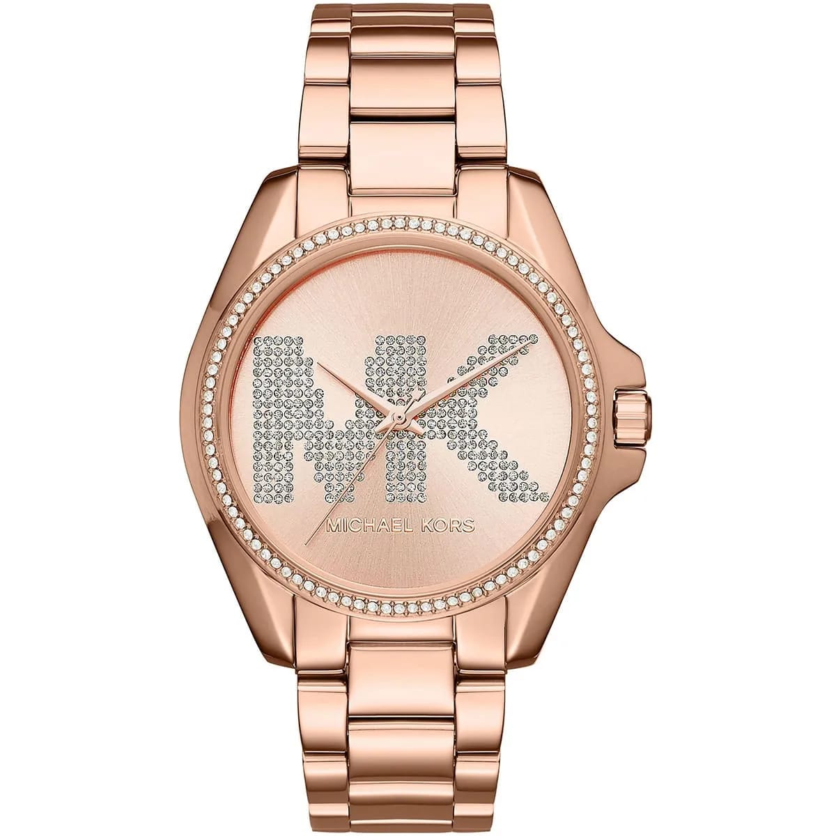 Michael Kors MK6556 Women’s Rose Gold Dial Rose Gold Stainless Steel Crystal Logo Watch
