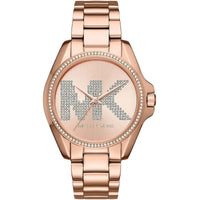Michael Kors MK6556 Women’s Rose Gold Dial Rose Gold Stainless Steel Crystal Logo Watch