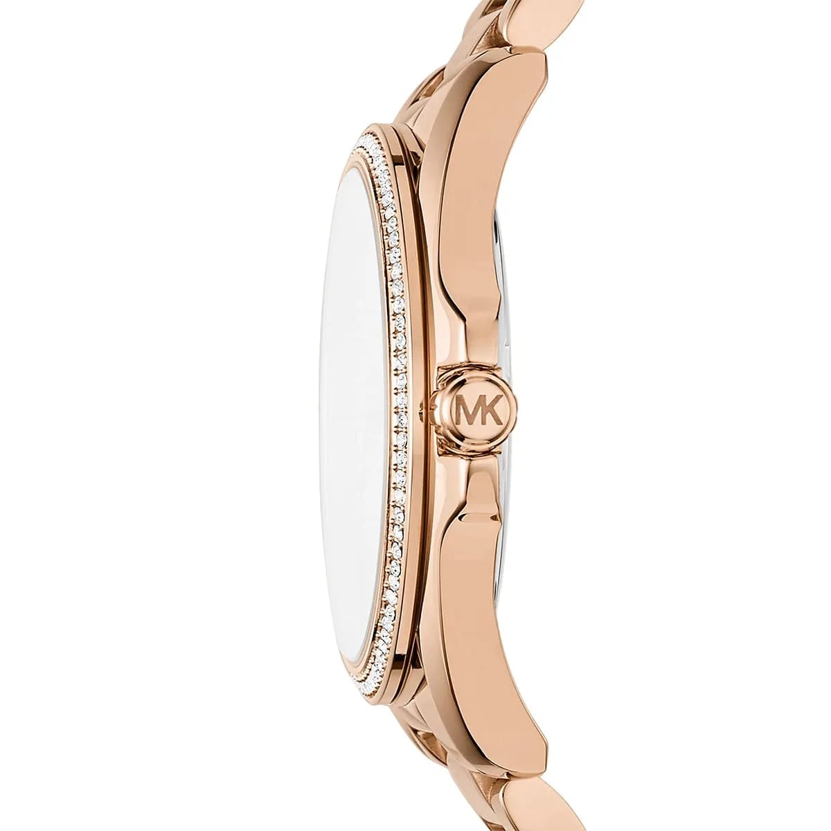Michael Kors MK6556 Women’s Rose Gold Dial Rose Gold Stainless Steel Crystal Logo Watch