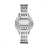 Michael Kors MK7542 Women’s Silver Dial Silver Stainless Steel Crystal Logo Watch