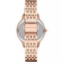 Michael Kors MK4372 Women’s Rose Gold Dial Rose Gold Stainless Steel Crystal MK Logo Watch