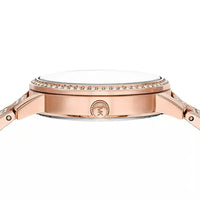Michael Kors MK4372 Women’s Rose Gold Dial Rose Gold Stainless Steel Crystal MK Logo Watch