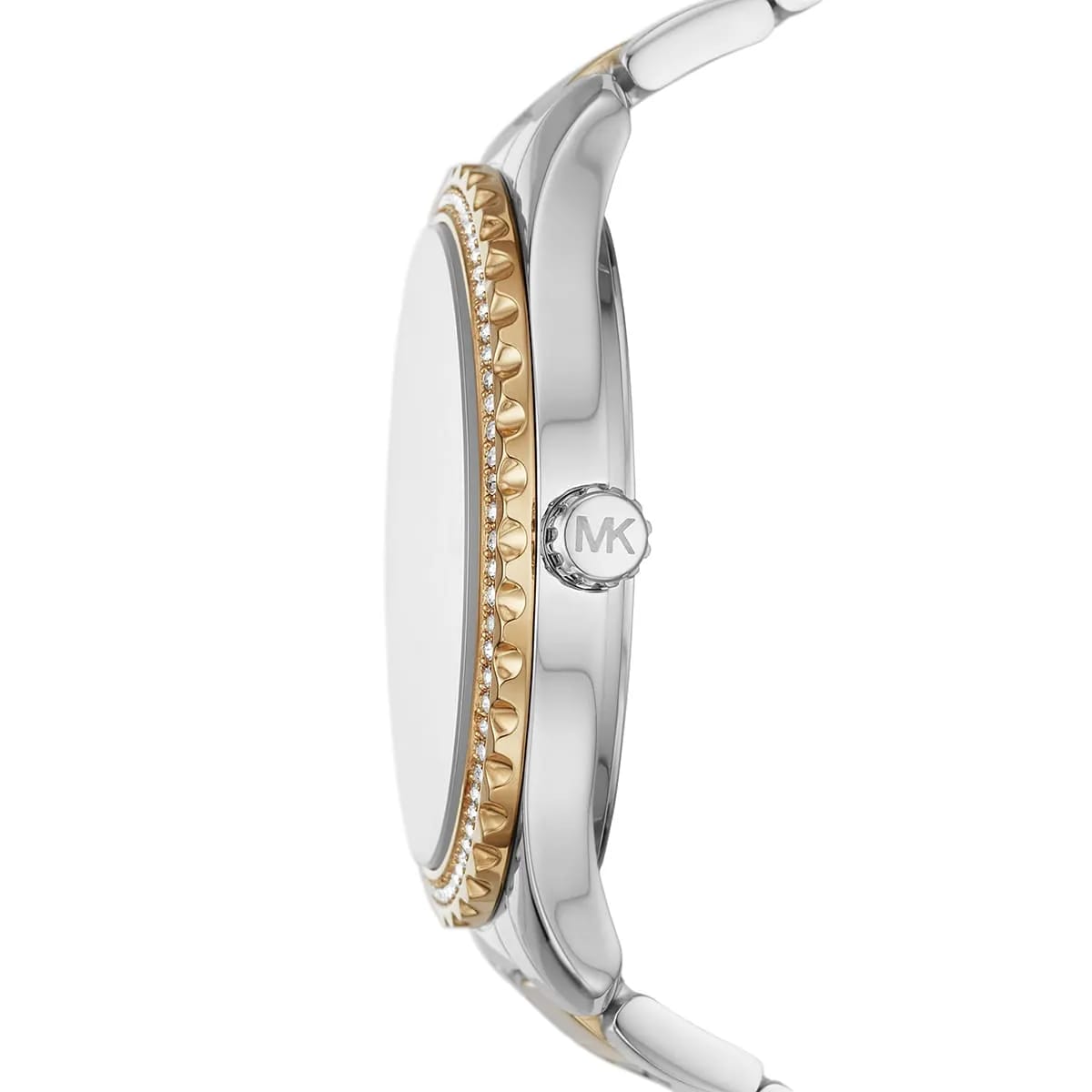 Michael Kors MK6899 Women’s Silver Dial Two-Tone Stainless Steel Crystal Bezel Watch