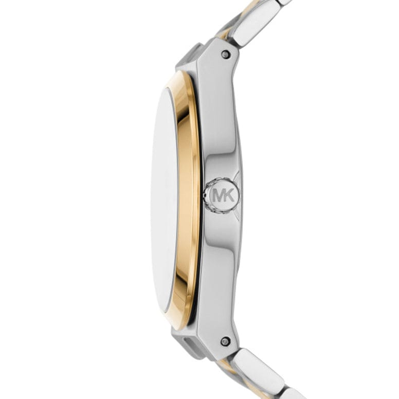 Michael Kors MK7464 Women’s White Dial Two-Tone Stainless Steel Lennox Watch