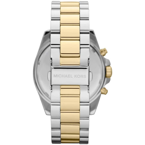 Michael Kors MK5627 Women’s White Dial Two-Tone Stainless Steel Bradshaw Watch