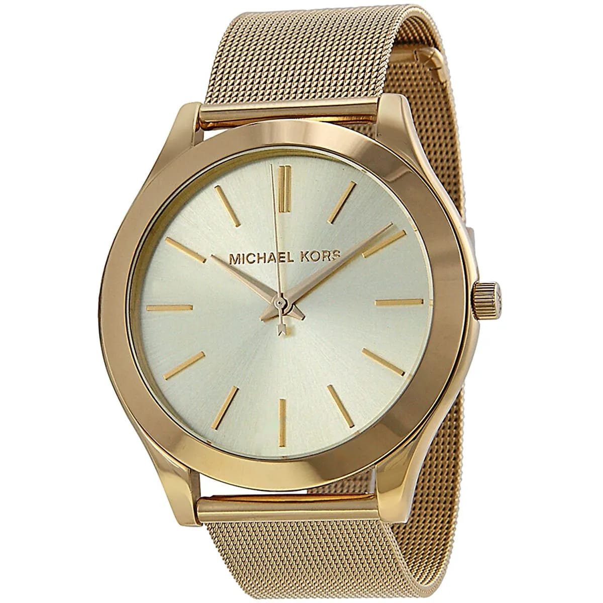 Michael Kors MK3282 Women’s Gold Dial Gold Mesh Stainless Steel Watch
