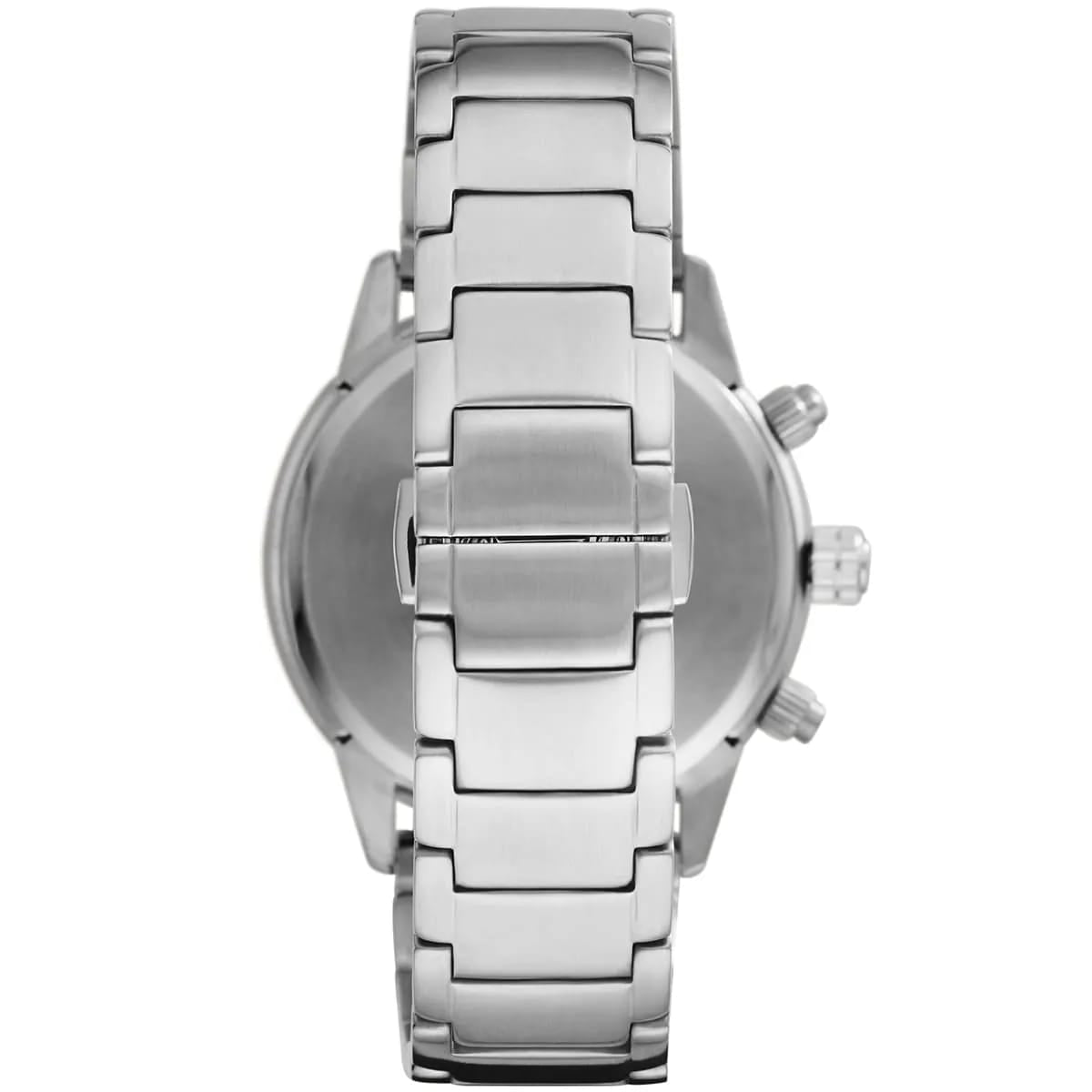 Emporio Armani AR11352 Men’s Champagne Dial Stainless Steel Mario Chronograph Watch