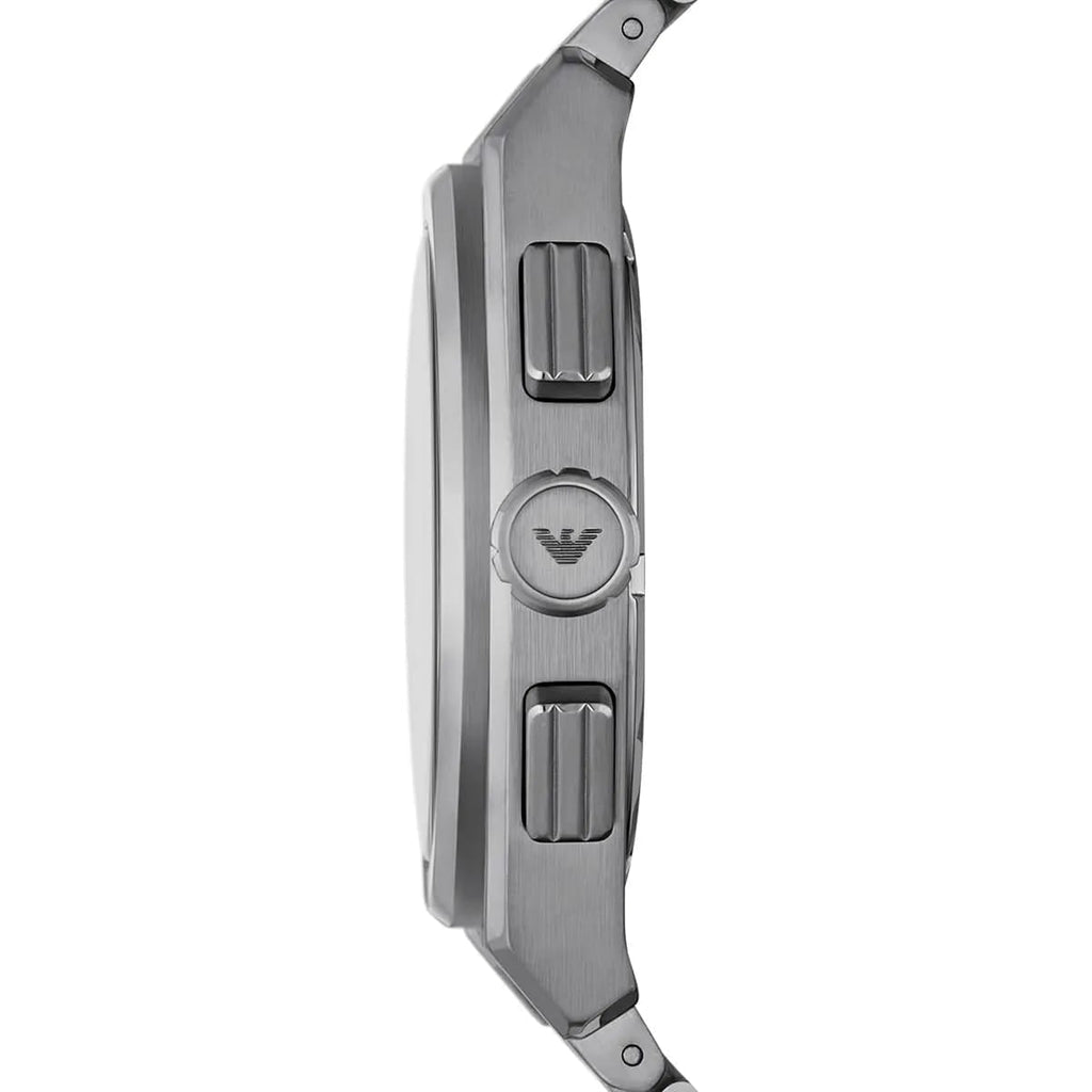 Emporio Armani AR11560 Men’s Black Dial Silver Stainless Steel Federico Chronograph Watch