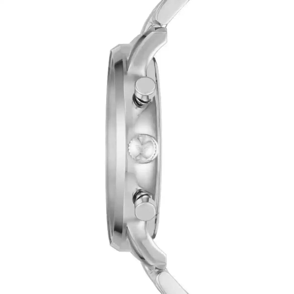 Emporio Armani AR1933 Men’s Silver Dial Silver Stainless Steel Chronograph Watch