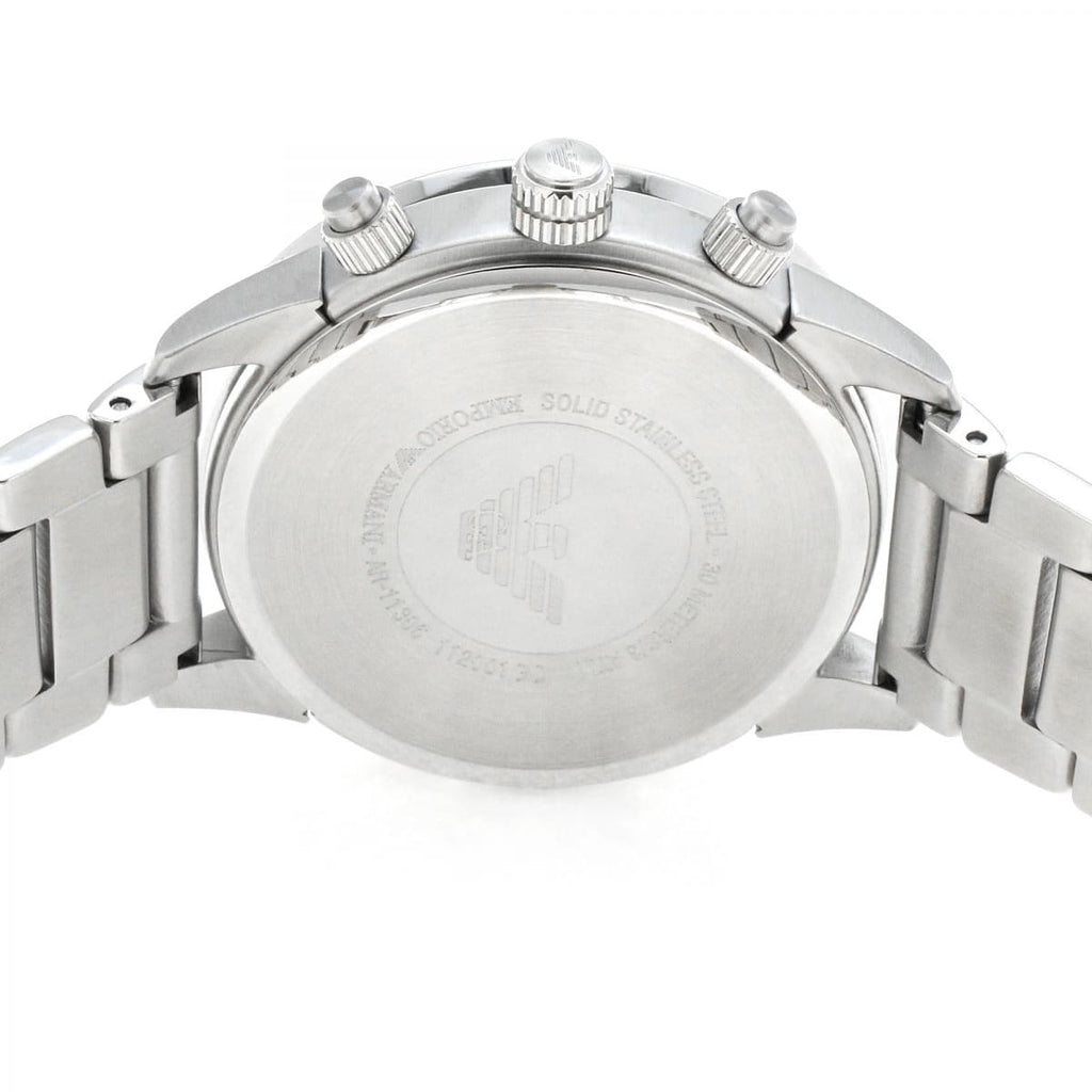 Emporio Armani AR11306 Men’s Blue Dial Silver Stainless Steel Chronograph Watch