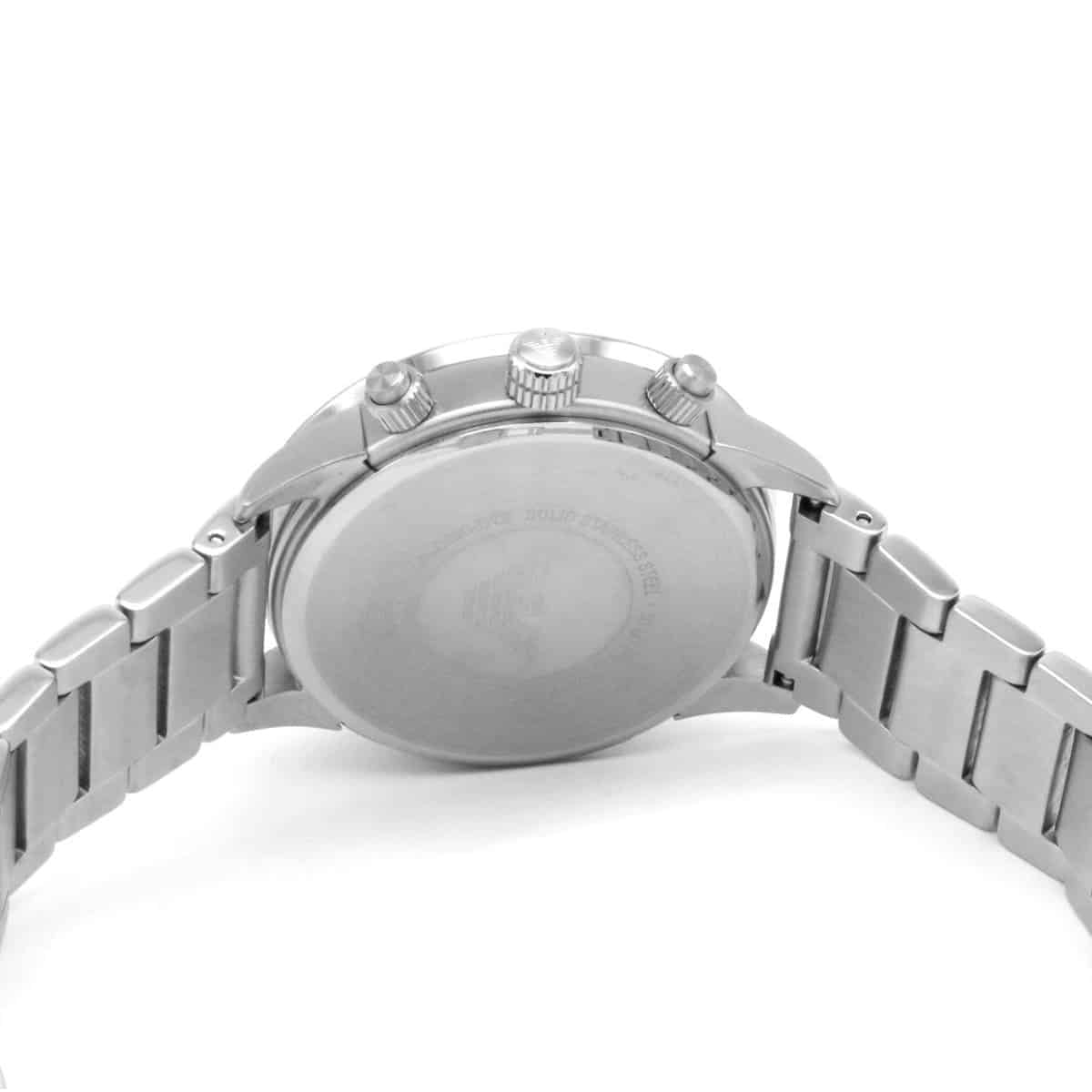 Emporio Armani AR11241 Men’s Black Dial Silver Stainless Steel Chronograph Watch