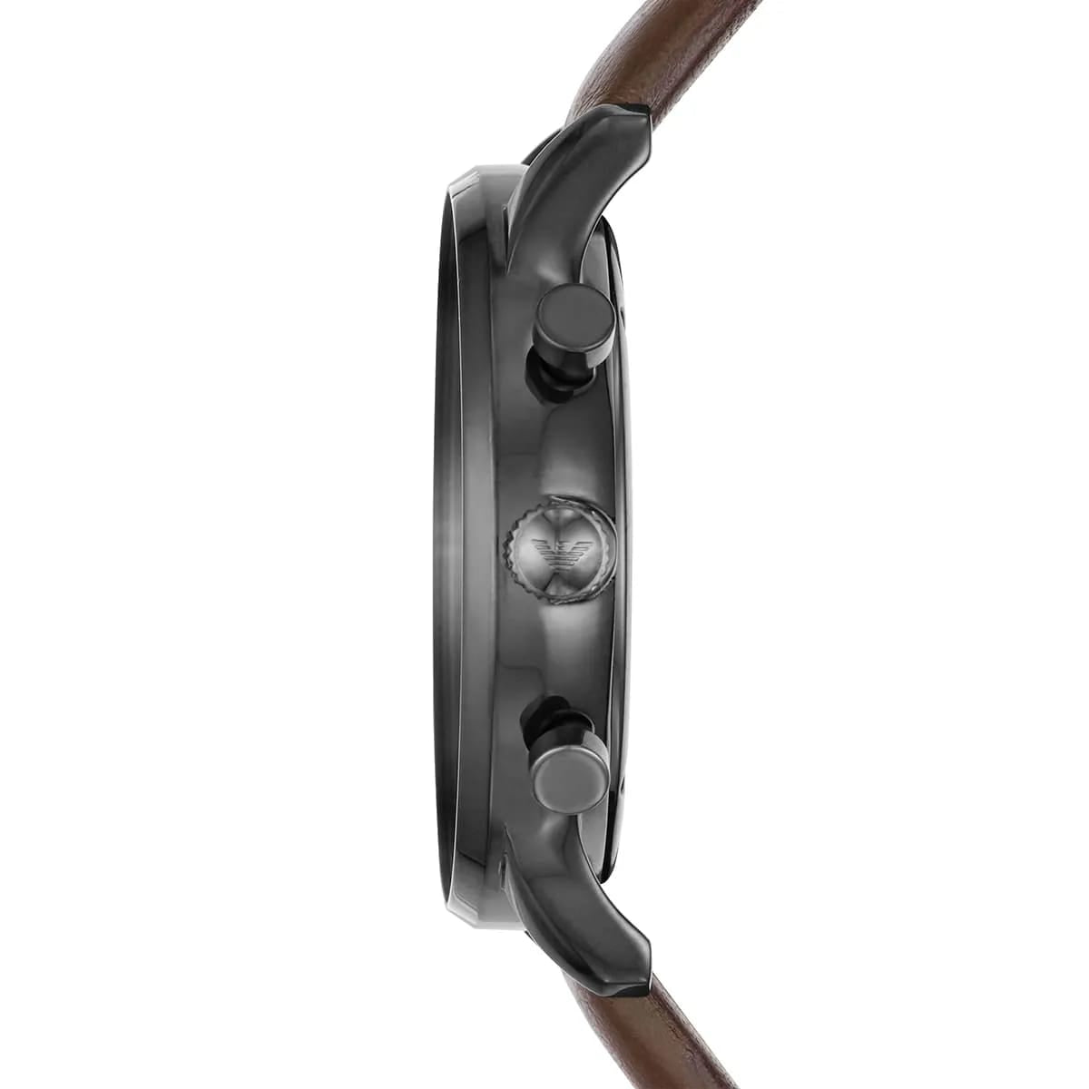 Emporio Armani AR1932 Men’s Grey Dial Brown Leather Chronograph Watch