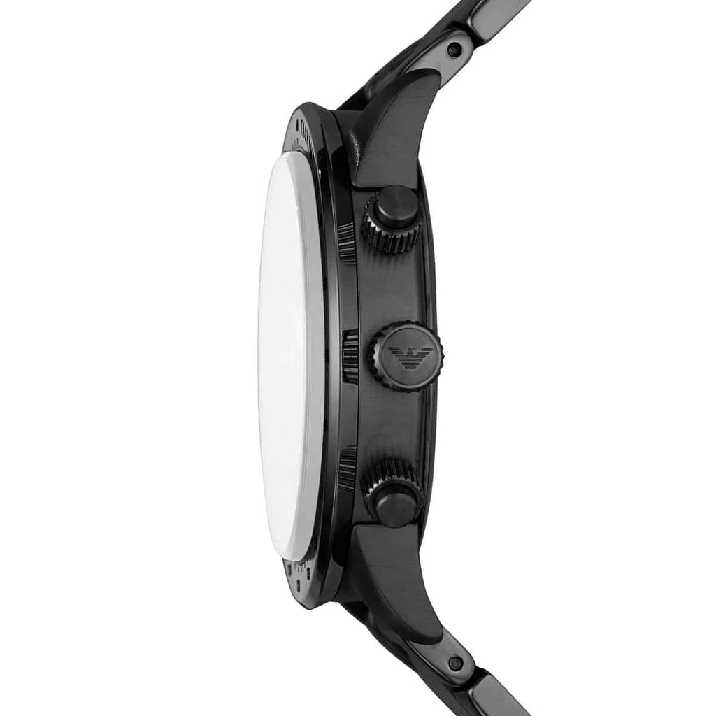 Emporio Armani AR11242 Men’s Black Dial Black Stainless Steel Chronograph Watch