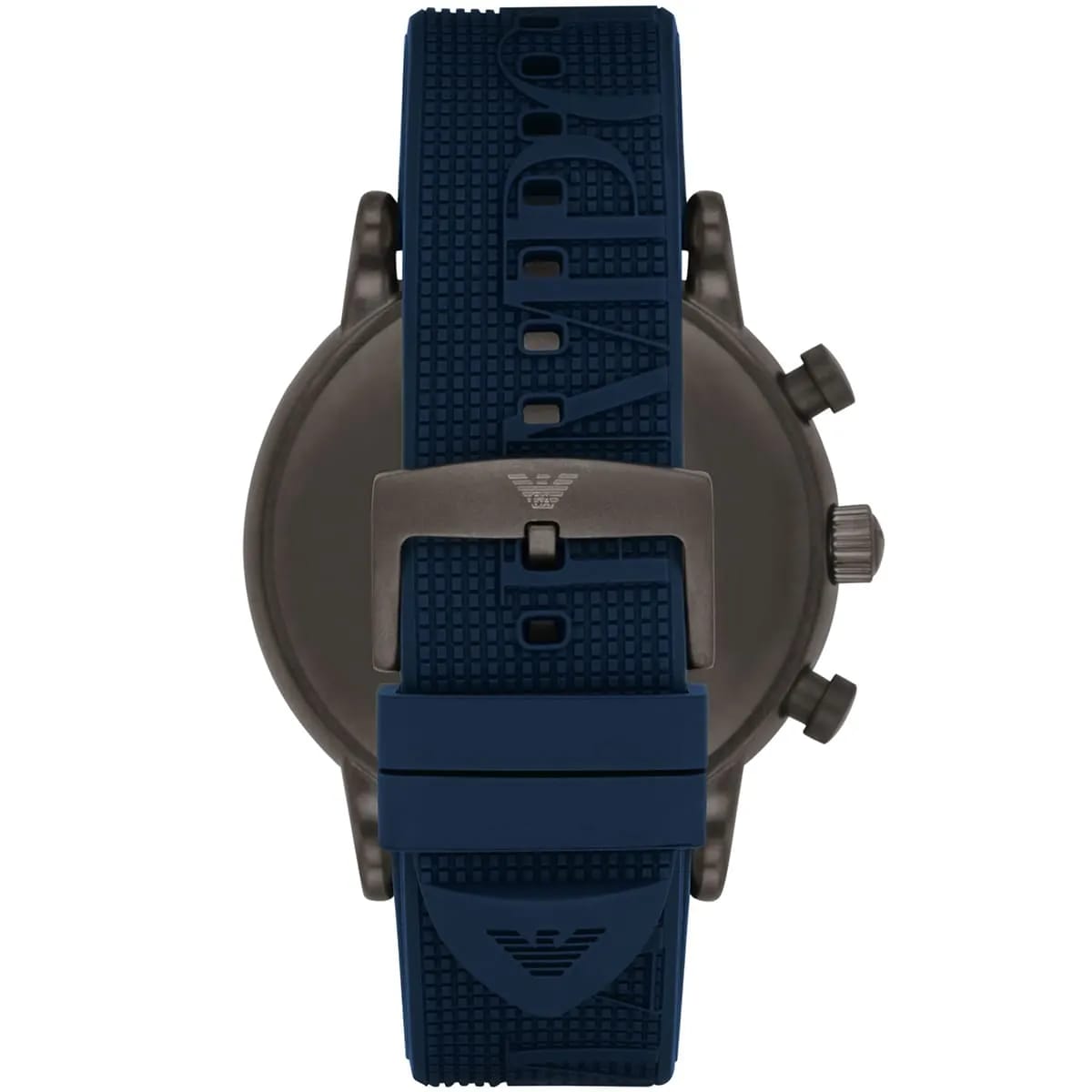 Emporio Armani AR11023 Men’s Black Dial Blue Silicone Strap Chronograph Watch