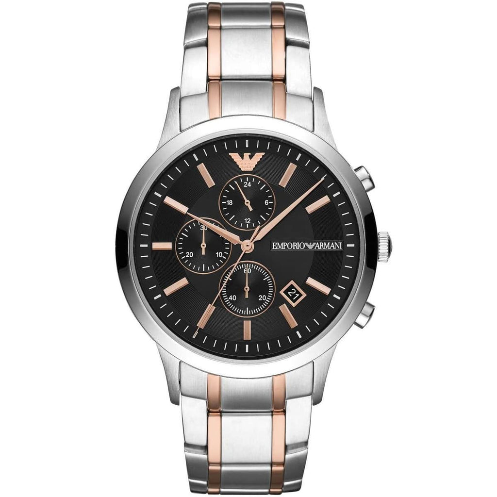 Emporio Armani Renato AR11165 Two-Tone Chronograph Watch