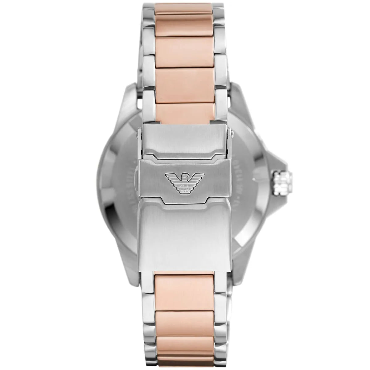 Emporio Armani Diver AR11340 Chocolate Brown Two-Tone Watch
