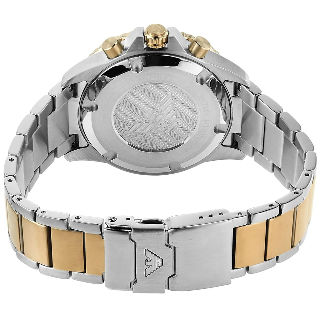 Emporio Armani Diver AR11361 Two-Tone Green Dial Watch