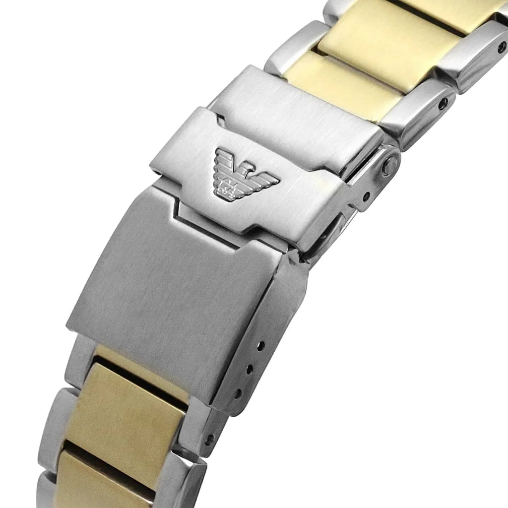 Emporio Armani Diver AR11361 Two-Tone Green Dial Watch