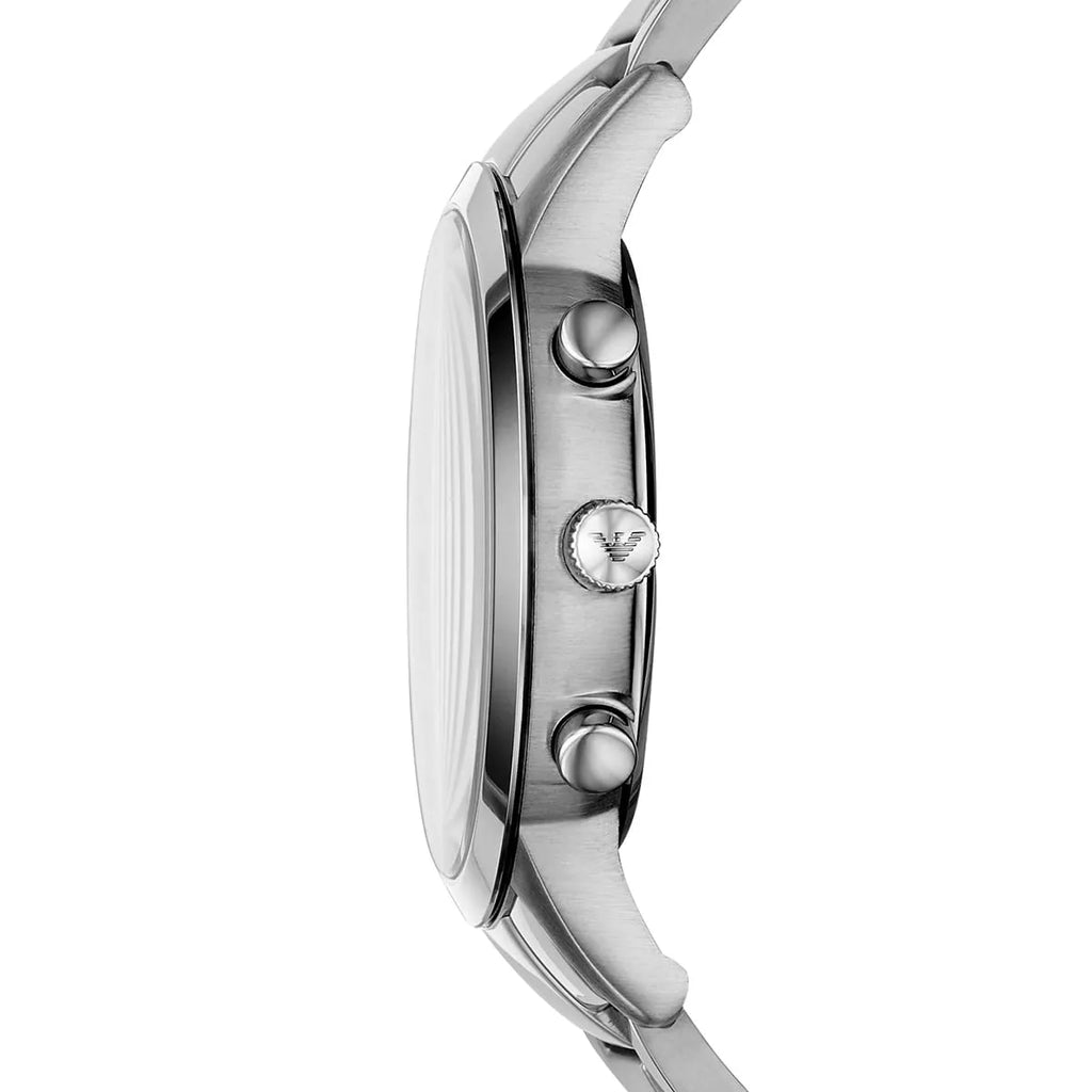 Emporio Armani Renato AR11458 Blue Dial Rose Gold Accents Watch