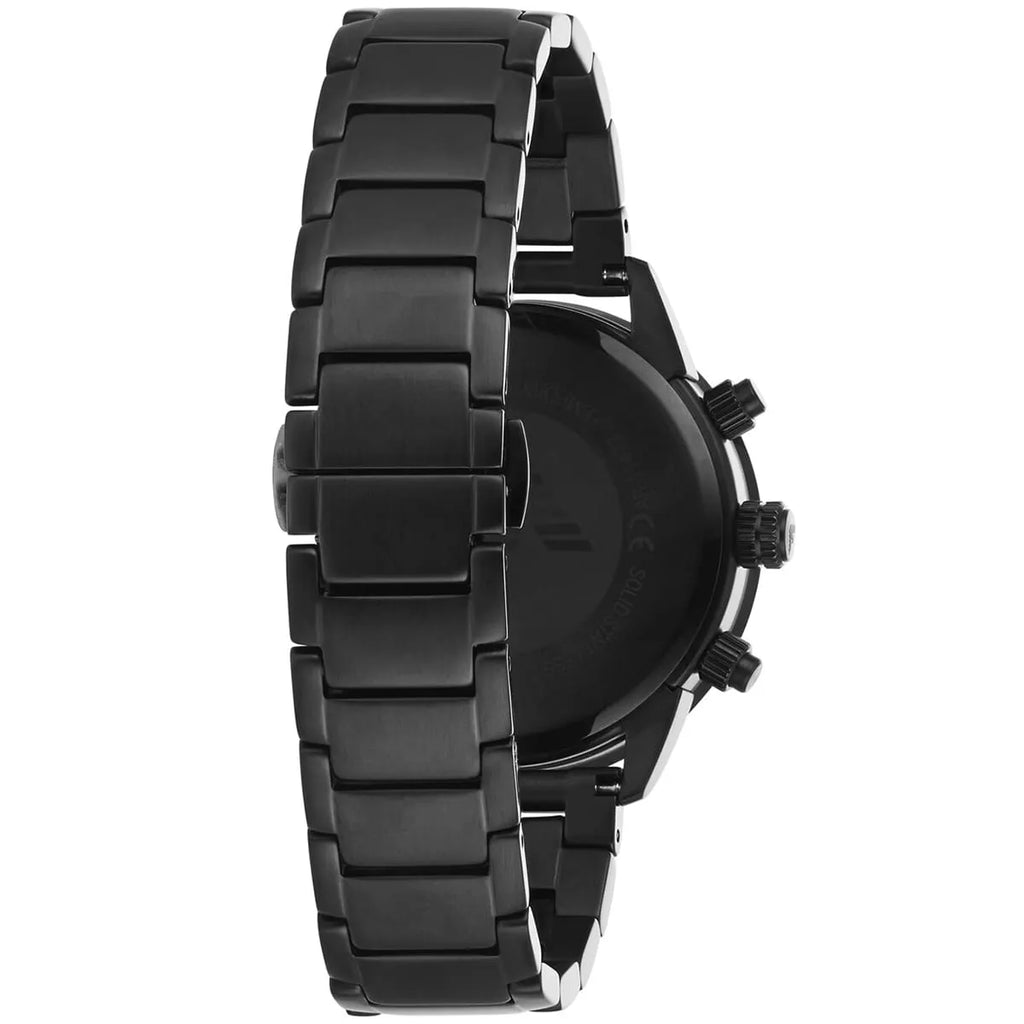 Emporio Armani Mario AR11472 Green Dial Black Steel Watch