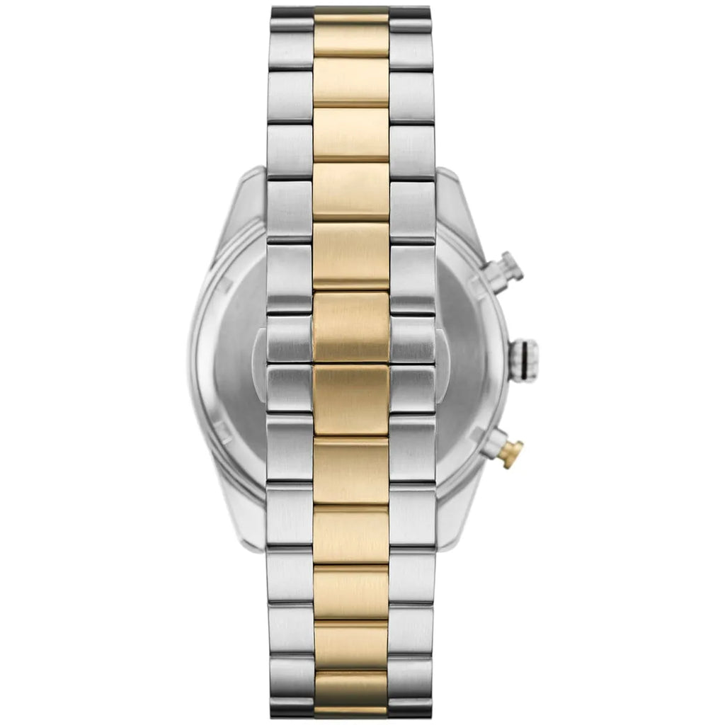 Emporio Armani Racer AR11678 Two-Tone Black Dial Metal Men's Watch